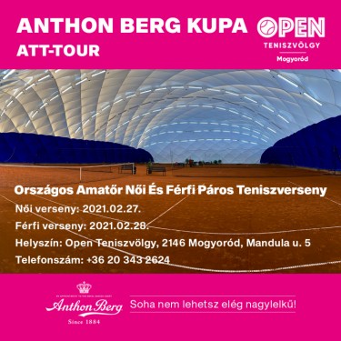 Anthon Berg Kupa - Országos Amatőr Női és Férfi páros teniszverseny